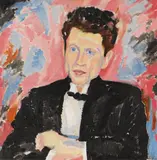 Heinrich Maria Davringhausen, Porträt Mann im Frack