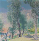 Charles Johann Palmié, Torbole, 1910, Oil on canvas