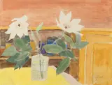 Erich Heckel, Clematis im Glas
