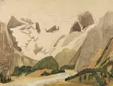 Erich Heckel, Gletscherlandschaft