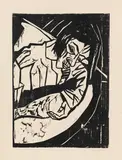 Müde by Erich Heckel, 1913, Woodcut, sold Dec 2013