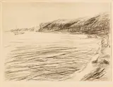 Emil Nolde, Ostseeküste, 1907, Etching