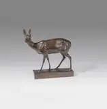 August Gaul, Sicherndes Reh, 1913, Bronze