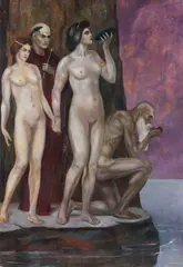 Arnold Rechberg, Die Läuterung, 1910, Oil on panel