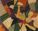 Helena Riedel, Jazzclub, 1930, Oil
