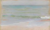 Ivo Hauptmann, Brandung (Sylt), 1906, Pastel