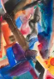 Peter Röhl, Ohne Titel, 1920, Watercolor