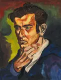 Christian Arnold, Mein Bruder Richard, 1922, Watercolor