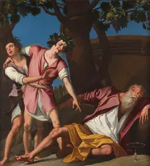 Jacopo da Empoli, Die Trunkenheit Noahs, 1620, Oil on canvas