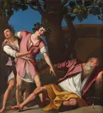 Jacopo da Empoli, Die Trunkenheit Noahs, 1620, Oil on canvas
