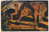 Ludwig von Hofmann, Badende Jungen, 1915, Pastel