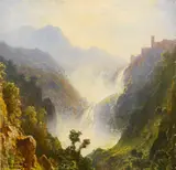 Carl Morgenstern, Die Wasserfälle von Tivoli