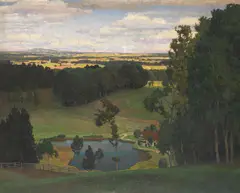 Richard Kaiser, Im stillen Grund, 1913, Oil on canvas