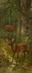 Rotwild am Waldrand by Rosa Bonheur, 1863, Oil on canvas, sold Nov 2013