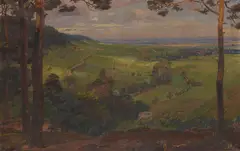 August Croissant, Deidesheim, 1919, Oil on canvas
