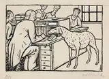 Thomas Theodor Heine, Das Schaf im Büro