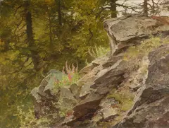 Waldlandschaft by Edward Harrison Compton, 1940, Oil on canvas, sold Nov 2013