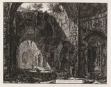 Interno del Tempio di Canopo nella Villa Adriana by Giovanni Battista Piranesi, 1776, Etching, sold Nov 2013