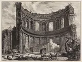 Avanzi del Tempio detto di Apollo nella Villa Adriana vicino a Tivoli by Giovanni Battista Piranesi, 1768, Etching, sold Nov 2013