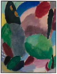 Alexej von Jawlensky, Variation: Jubilance (Seelenwandern), 1916, Oil