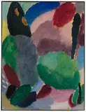 Variation: Jubilance (Seelenwandern) by Alexej von Jawlensky, 1916, Oil, sold Jun 2013