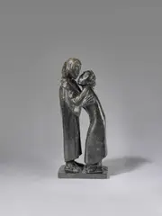 Das Wiedersehen by Ernst Barlach, 1926, Bronze, sold Jun 2013
