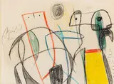 Joan Miró, Ohne Titel, 1977, Chalk drawing