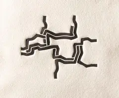 Eduardo Chillida, Jorge Guillén: Mas allá, 1973, Woodcut