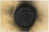 Otto Piene, Ohne Titel (Schwarze Sonne), 1962, Oil