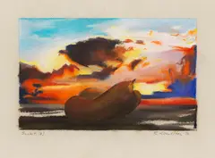 Richard Hamilton, Sunset (b), 1974, Pastel