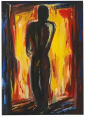 Berlin by Helmut Middendorf, 1984, Acrylic on canvas, sold Jun 2013
