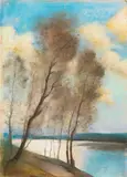Lesser Ury, Frühling, 1903, Pastel