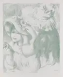 Le Chapeau épinglé (2e planche) by Pierre-Auguste Renoir, 1898, Lithograph, sold Jun 2013