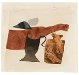Serodine 61.10.10 by Julius Heinrich Bissier, 1961, Egg and oil tempera, sold Jun 2013