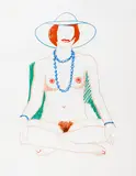 Tom Wesselmann, Monica crosslegged with Beads, 2004, Multiple