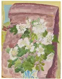 Wilder Schneeball by Erich Heckel, 1960, Watercolor, sold Jun 2013