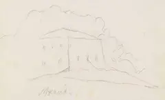 Landschaft by Giorgio Morandi, 1960, Pencil drawing, sold Jun 2013