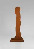 Horst Antes, Figur 1000, 1987, Eisen, korrodiert und graviert