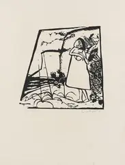 Vorm Bad by Erich Heckel, 1912, Woodcut, sold Jun 2013