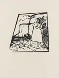 Vorm Bad by Erich Heckel, 1912, Woodcut, sold Jun 2013