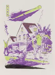 Mars by Neo Rauch, 2003, Lithograph in colors, sold Jun 2013