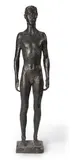 Ernesto de Fiori, Stehender Jüngling, 1929, Bronze