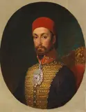 Konstantin Cretius, Zugeschrieben - Porträt des osmanischen Sultans Abdul Medschid (Abdülmecid I.), 1846, Oil on canvas