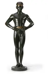 Sascha Schneider, Der Gürtelbinder, 1913, Bronze