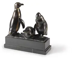 Drei Pinguine by August Gaul, 1903, Bronze, sold May 2013