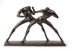 Wilhelm Andreas, Ohne Titel (Boxer), 1920, Bronze