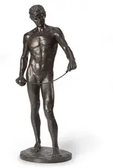 M. Fritzsche, Degenfechter, 1900, Bronze