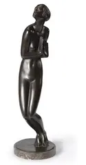 Die Grazie by Rudolf Ziesenis, 1910, Bronze, sold May 2013