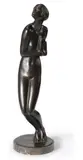 Rudolf Ziesenis, Die Grazie, 1910, Bronze