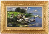 Enten (Seelandschaft) by Alexander Koester, 1909, Oil on canvas, sold May 2013